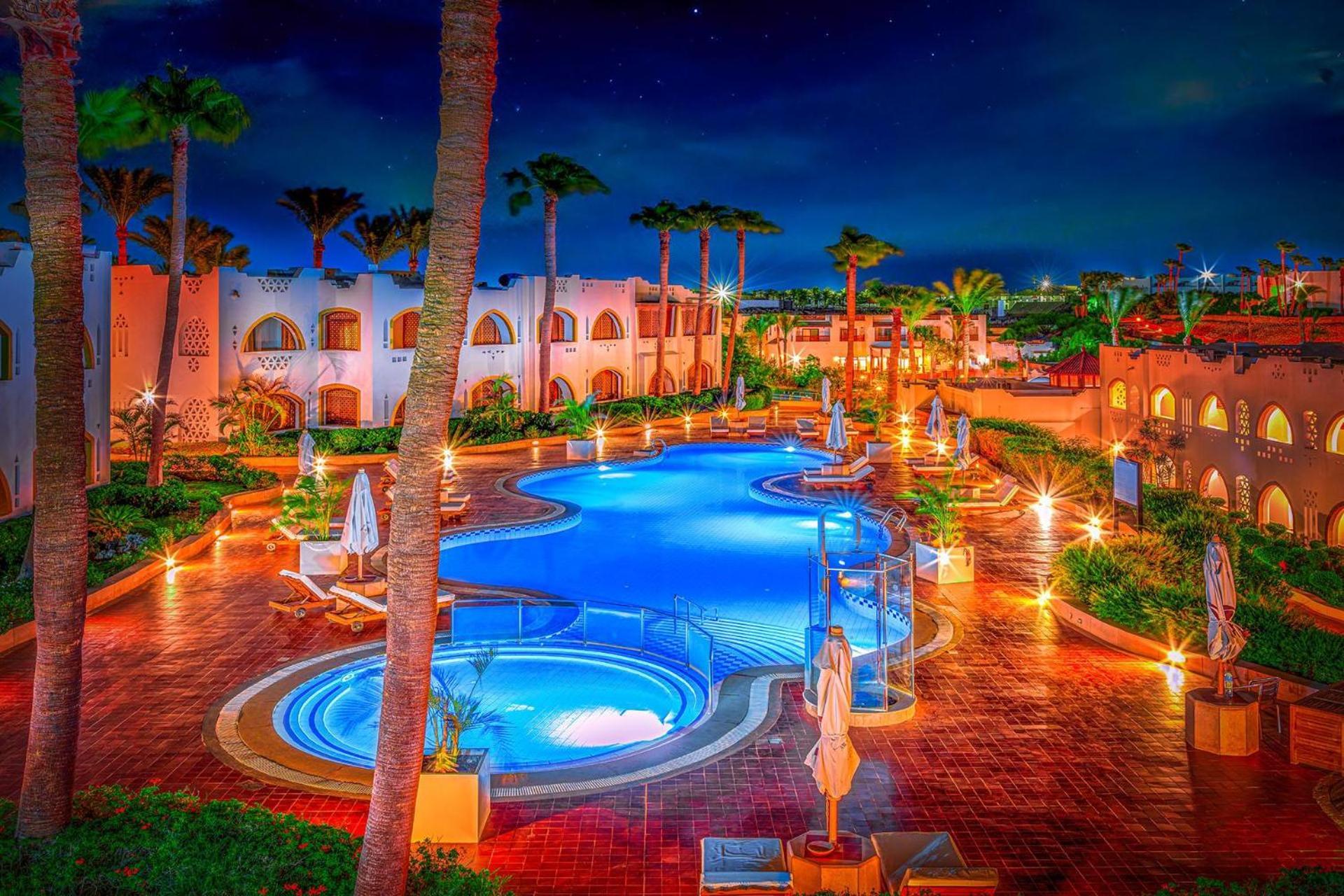 Domina Coral Bay Resort, Diving , Spa & Casino Sharm el-Sheikh Bagian luar foto Hilton Luxor Resort